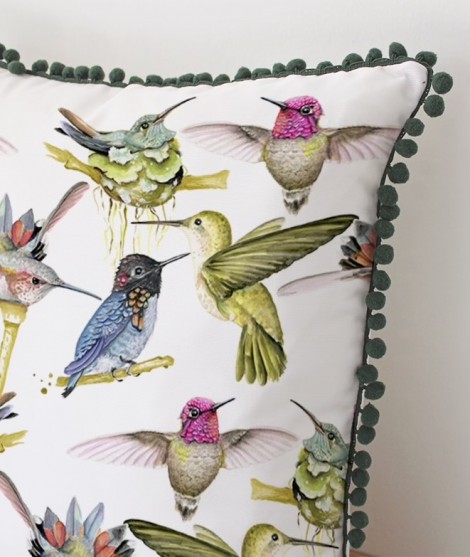 COLIBRÍES Personalized Cushion