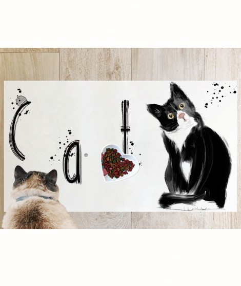 Black and White PET PLACEMAT