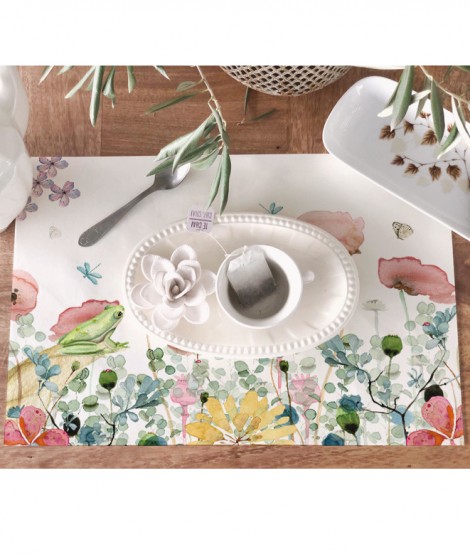 Individual Placemat " Floral "