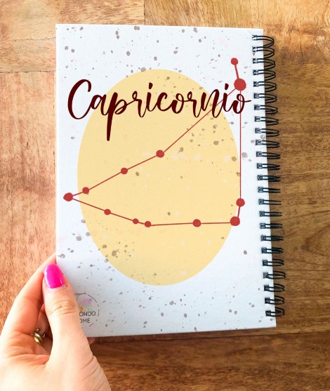Personalized notebook CAPRICORNIO